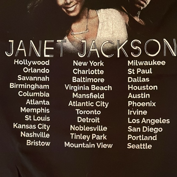 Janet Jackson concert t-shirt size Medium - Picture 5 of 5